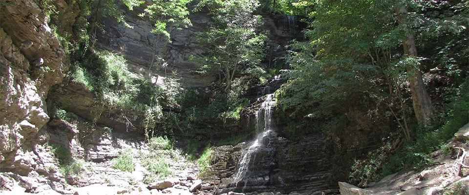WVU Law LUSD land conservation photo of a waterfall